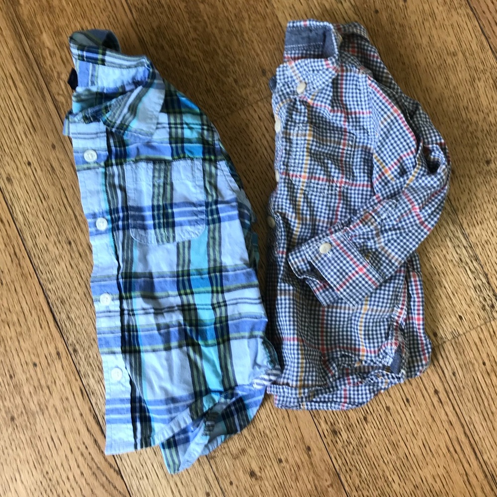 Two Gap Sz 18-24 Mo Button-Downs in Sweet Blues